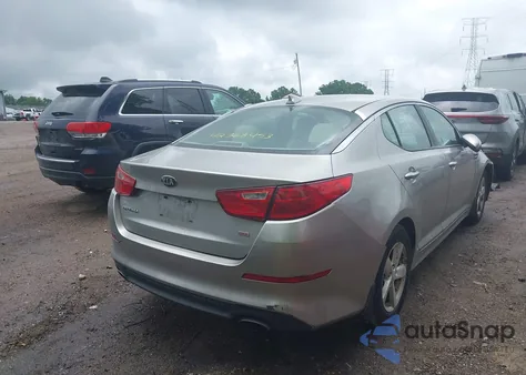 2014 Kia Optima Lx из США, поврежденный, VIN KNAGM4A77E5499828